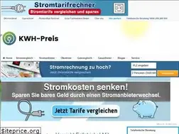 Sites similar to kwh-preis.de