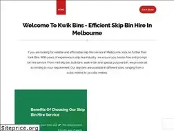 Sites similar to kwikbins.com.au