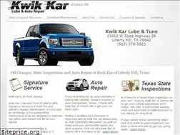 Sites similar to kwikkarlibertyhill.com