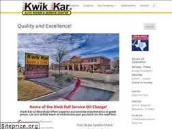 Sites similar to kwikkarofmansfield.com