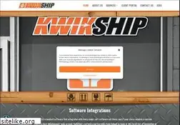 Sites similar to kwikship.com