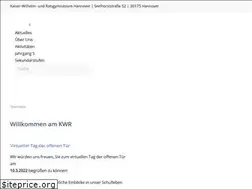 Sites similar to kwr-hannover.de