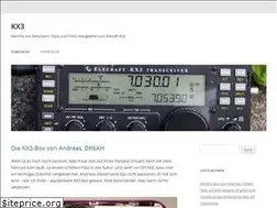Sites similar to kx3-blog.de