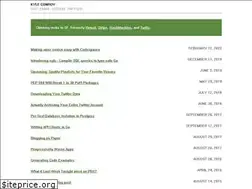 Sites similar to kyleconroy.com