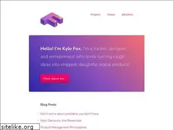Sites similar to kylefox.ca