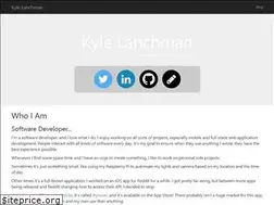Sites similar to kylelanchman.com