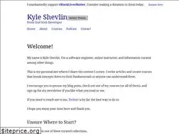 Sites similar to kyleshevlin.com