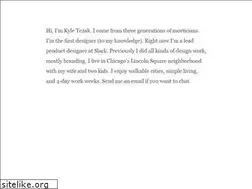 Sites similar to kyletezak.com