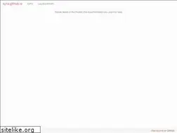 Sites similar to kyria.github.io