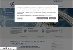 Sites similar to kyrochem.de