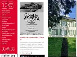 Sites similar to kysuckagaleria.sk