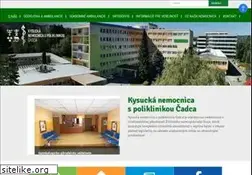 Sites similar to kysuckanemocnica.sk