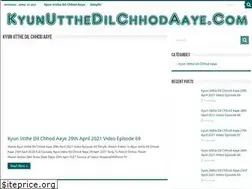 Sites similar to kyunutthedilchhodaaye.com