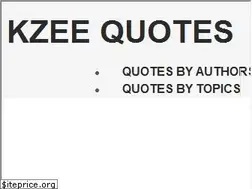 Sites similar to kzeequotes.com