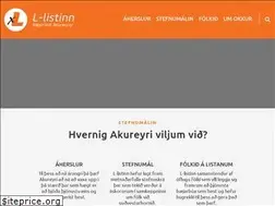 Sites similar to l-listinn.is