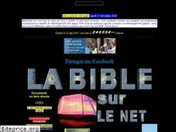 Sites similar to la-bible-sur-le-net.org