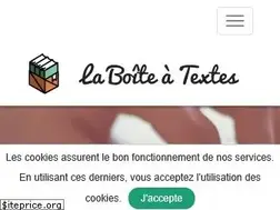 Sites similar to la-boite-a-textes.fr
