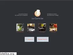 Sites similar to la-carte.be