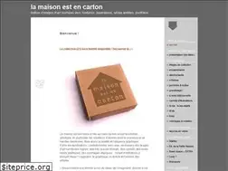 Sites similar to la-maison-est-en-carton.com