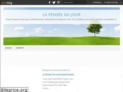 Sites similar to la-penseedujour.overblog.com