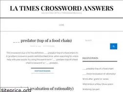 Sites similar to la-times-crossword-answers.com