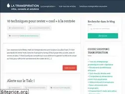 Sites similar to la-transpiration.fr