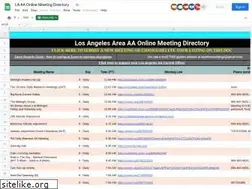 Sites similar to laaaonlinemeetings.org
