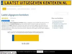 Sites similar to laatstuitgegevenkenteken.nl