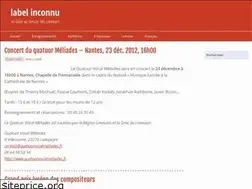 Sites similar to label-inconnu.com