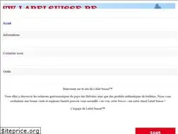 Sites similar to labelsuisse.be