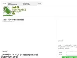 Sites similar to labeltemplates.org