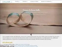 Sites similar to labonnetaille.com