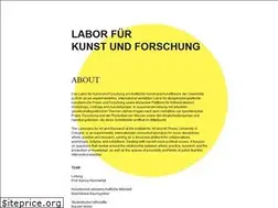Sites similar to laborfuerkunstundforschung.de