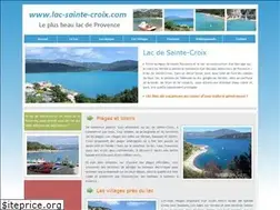 Sites similar to lac-sainte-croix.com