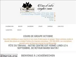 Sites similar to lacademiechien.com
