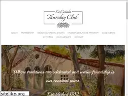 Sites similar to lacanadathursdayclub.org