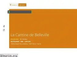 Sites similar to lacantinebelleville.fr