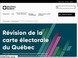 Sites similar to lacarte.electionsquebec.qc.ca
