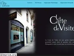 Sites similar to lacartedevisite.ch