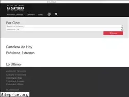Sites similar to lacartelera.pe