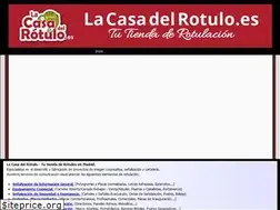 Sites similar to lacasadelrotulo.es
