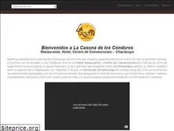 Sites similar to lacasonadeloscondores.com