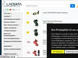 Sites similar to lacerta-optics.com