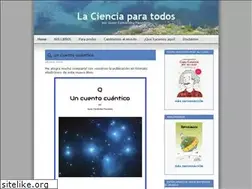 Sites similar to lacienciaparatodos.wordpress.com