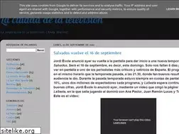 Sites similar to laciudaddelatelevision.blogspot.com