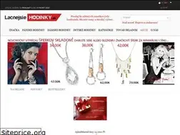 Sites similar to lacnejsiehodinky.sk