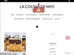 Sites similar to lacocinademiyi.com