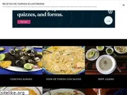 Sites similar to lacomidaecuatoriana.com