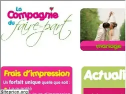 Sites similar to lacompagniedufairepart.com