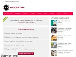 Sites similar to laconjuration.net